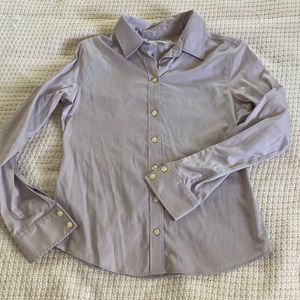 Lovely Quality Banana Republic Non-Iron Lavender Blouse in Medium